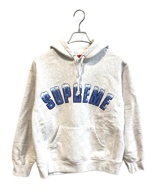 SUPREME（シュプリーム）Supreme (シュプリーム) Icy Arc Hooded Sweatshirt グレー サイズ:Sの古着・服飾アイテム
