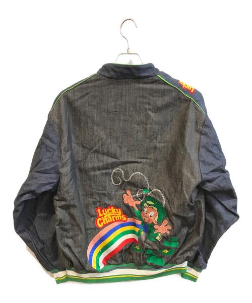 JH Design（ジェイエイチデザイン）jh design (ジェイエイチデザイン) レーシングデニムジャケット ブラック サイズ:Lの古着・服飾アイテム