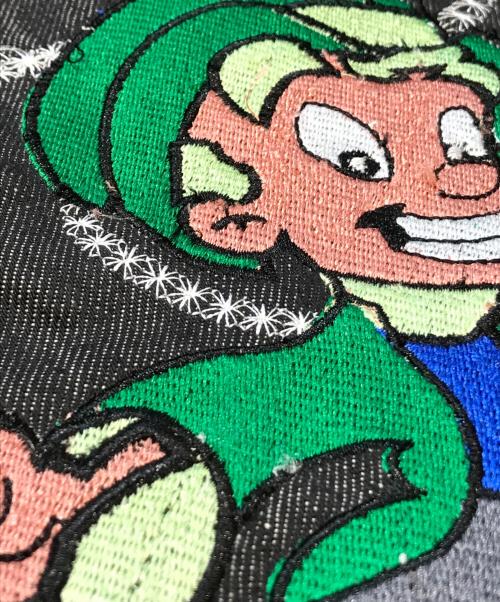 JH Design（ジェイエイチデザイン）jh design (ジェイエイチデザイン) レーシングデニムジャケット ブラック サイズ:Lの古着・服飾アイテム