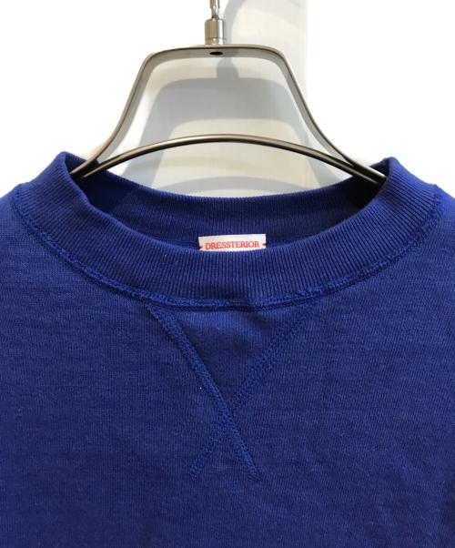 DRESSTERIOR（ドレステリア）DRESSTERIOR (ドレステリア) デキシー吊裏毛プルオーバー 085-11302 ブルー サイズ:freeの古着・服飾アイテム