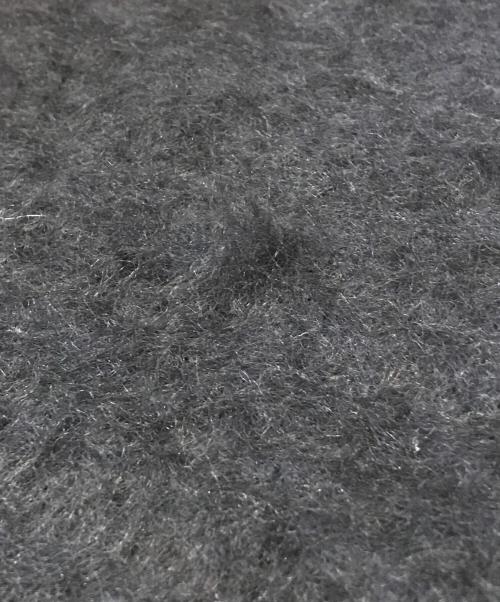 LOEWE（ロエベ）LOEWE (ロエベ) アナグラムロゴモヘヤ混ウールマフラー　A-28003861　	 ブラックの古着・服飾アイテム