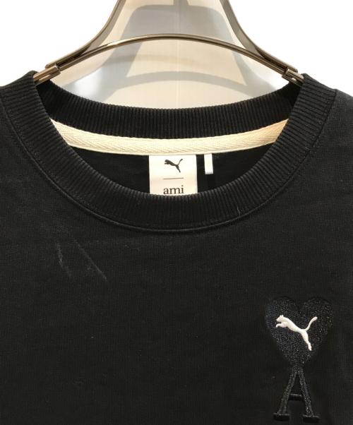 PUMA（プーマ）PUMA (プーマ) AMI Alexandre Mattiussi (アミアレクサンドルマテュッシ) Tシャツ 534070-01 ブラック サイズ:Ｓの古着・服飾アイテム