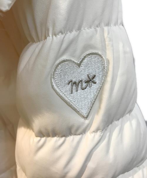 M'S GRACY（エムズグレイシー）M'S GRACY (エムズグレイシー) リバーシブルダウンコート　CR-219606 ホワイト サイズ:40の古着・服飾アイテム