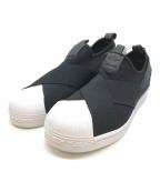 adidasアディダス）の古着「SUPERSTAR SLIP-ON　FW7051」｜ブラック