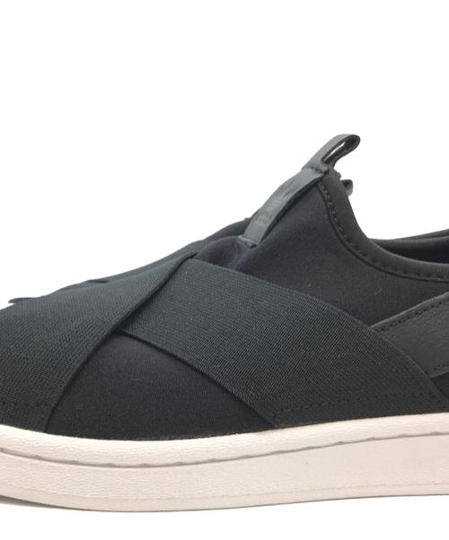 adidas（アディダス）adidas (アディダス) SUPERSTAR SLIP-ON　FW7051 ブラック サイズ:24ｃｍ 未使用品の古着・服飾アイテム
