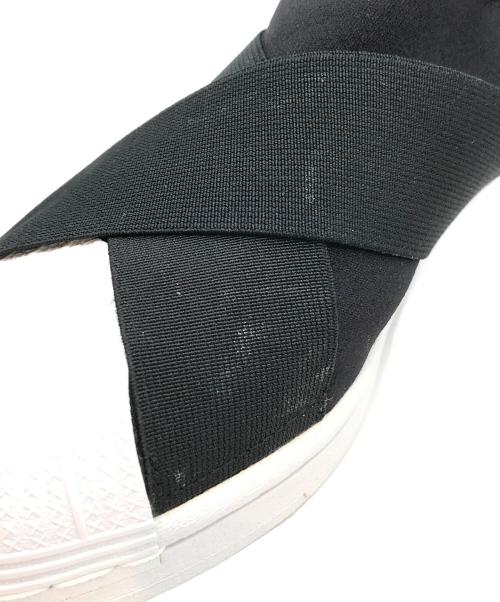 adidas（アディダス）adidas (アディダス) SUPERSTAR SLIP-ON　FW7051 ブラック サイズ:24ｃｍ 未使用品の古着・服飾アイテム