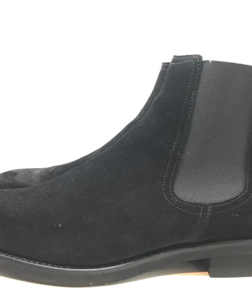 berwick（バーウィック）berwick (バーウィック) スウェードサイドゴアブーツ ブラック サイズ:7.5の古着・服飾アイテム