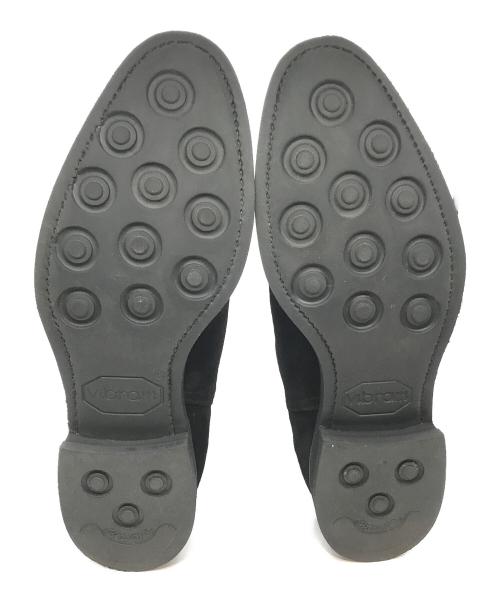 berwick（バーウィック）berwick (バーウィック) スウェードサイドゴアブーツ ブラック サイズ:7.5の古着・服飾アイテム