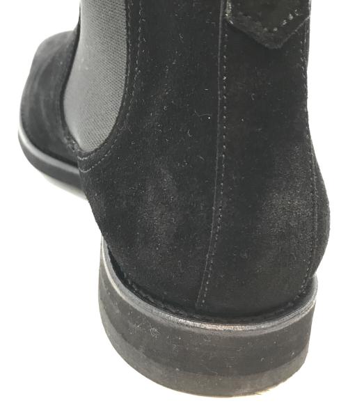 berwick（バーウィック）berwick (バーウィック) スウェードサイドゴアブーツ ブラック サイズ:7.5の古着・服飾アイテム