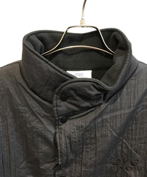 19SO（ナインティーンエスオー）19SO (ナインティーンエスオー) 中綿ナイロンジャケット　袖口ヨゴレ有 ブラック サイズ:XLの古着・服飾アイテム