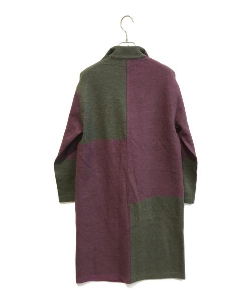 iines（イネス）IINES (イネス) ロングカーディガン パープル サイズ:1の古着・服飾アイテム