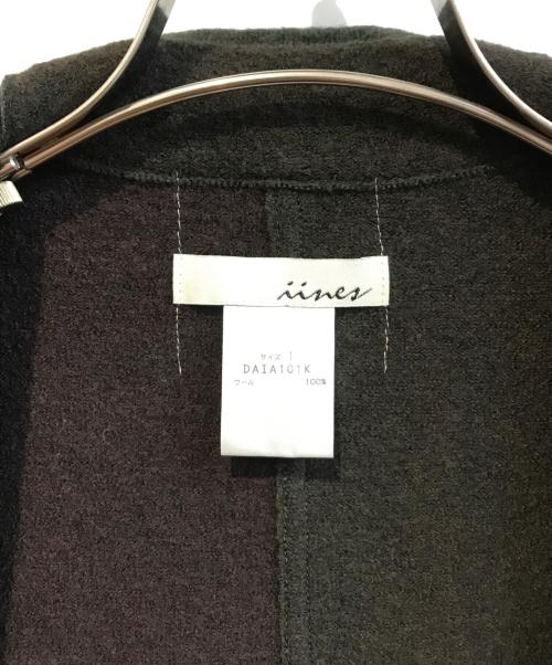iines（イネス）IINES (イネス) ロングカーディガン パープル サイズ:1の古着・服飾アイテム