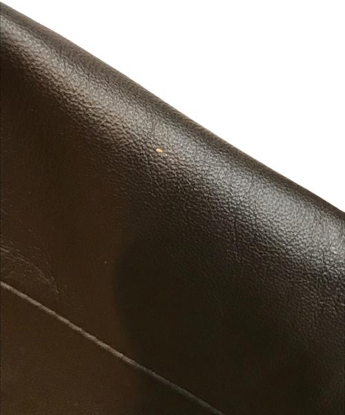 BALMAIN（バルマン）BALMAIN (バルマン) ラムレザーコート ブラウン サイズ:Mの古着・服飾アイテム