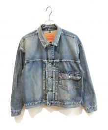 LEVI'S×BEAMS（リーバイス×ビームス）の古着「SUPER WIDE TRUCKER」｜インディゴ