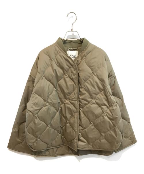 COS（コス）COS (コス) キルティングジャケット カーキ サイズ:S 未使用品の古着・服飾アイテム
