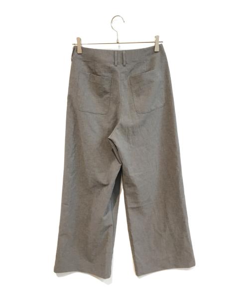 FRAMeWORK（フレームワーク）FRAMeWORK (フレームワーク) 撥水ラップワイドパンツ グレー サイズ:Mの古着・服飾アイテム
