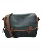 POLO RALPH LAURENポロ・ラルフローレン）の古着「ブラックウォッチショルダーバッグ」｜グリーン