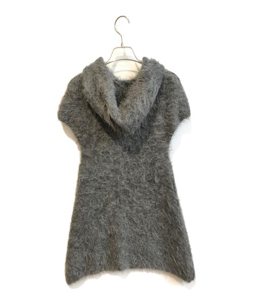 PERVERZE（パーバーズ）PERVERZE (パーバーズ) Hairy Alpaca Knit Mini Dress グレー サイズ:FREEの古着・服飾アイテム