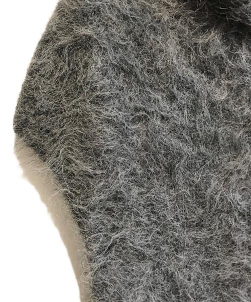 PERVERZE（パーバーズ）PERVERZE (パーバーズ) Hairy Alpaca Knit Mini Dress グレー サイズ:FREEの古着・服飾アイテム