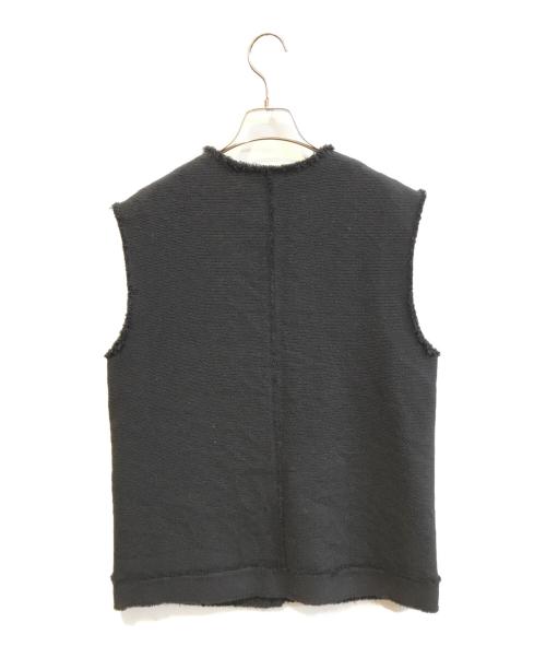 JOURNAL STANDARD relume（ジャーナルスタンダード レリューム）JOURNAL STANDARD relume (ジャーナルスタンダード レリューム) クルーネックツイードベスト ブラック サイズ:Freeの古着・服飾アイテム