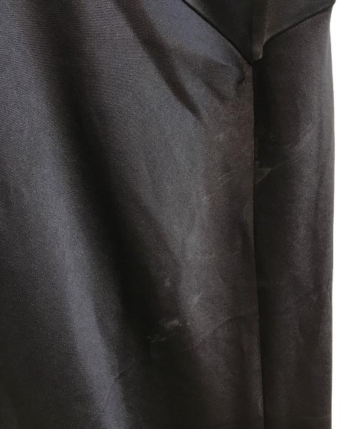 BACCA（バッカ）BACCA (バッカ) ジョーゼットサテン ロングキャミソールワンピース　35-06-15-06303 ネイビー サイズ:Sの古着・服飾アイテム