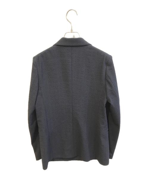 BACCA（バッカ）BACCA (バッカ) シアサッカー ダブルジャケット　35-07-11-07701 ネイビー サイズ:36の古着・服飾アイテム