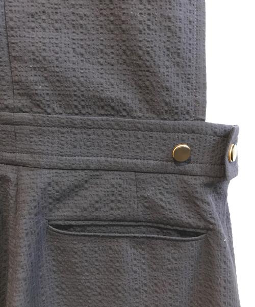 BACCA（バッカ）BACCA (バッカ) シアサッカー カバードサロペット　35-06-11-06701 ネイビー サイズ:ＸＳの古着・服飾アイテム