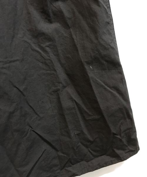 GANNI（ガニー）Ganni (ガニー) Cotton Poplin V-Neck Long Dress ブラック サイズ:Ｓの古着・服飾アイテム