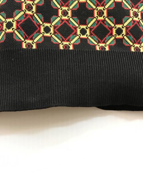 CABAN（キャバン）CABaN (キャバン) クロスタイルジャカード アメリカンスリーブプルオーバー 39-02-41-02012 ブラック サイズ:freeの古着・服飾アイテム