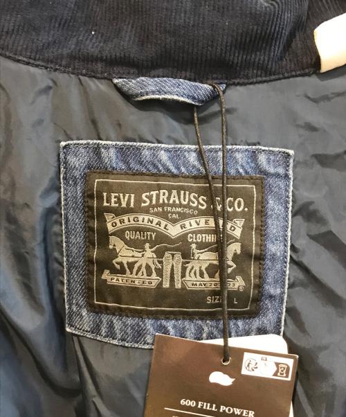 LEVI'S（リーバイス）LEVI'S (リーバイス) ワイルド ウェスト ダウンジャケット インディゴ サイズ:L 未使用品の古着・服飾アイテム