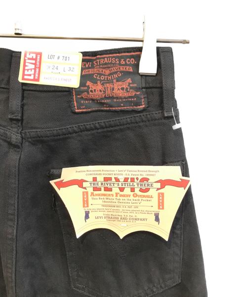 LEVI'S VINTAGE CLOTHING（リーバイス ビンテージ クロージング）LEVI'S VINTAGE CLOTHING (リーバイス ビンテージ クロージング) 701復刻デニムパンツ　50701-0028 ブラック サイズ:W24 未使用品の古着・服飾アイテム