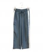 COLLAGE GALLARDAGALANTEコラージュ ガリャルダガランテ）の古着「サイドラインイージーパンツ　CLZ1021702A0001」｜グリーン