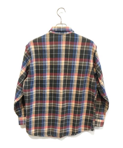 ST JOHN'S BAY（セントジョンズベイ）ST JOHN'S BAY (セントジョンズベイ) チェックネルシャツ ブラック サイズ:Lの古着・服飾アイテム