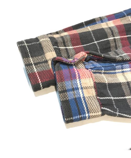 ST JOHN'S BAY（セントジョンズベイ）ST JOHN'S BAY (セントジョンズベイ) チェックネルシャツ ブラック サイズ:Lの古着・服飾アイテム