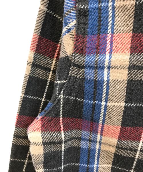 ST JOHN'S BAY（セントジョンズベイ）ST JOHN'S BAY (セントジョンズベイ) チェックネルシャツ ブラック サイズ:Lの古着・服飾アイテム