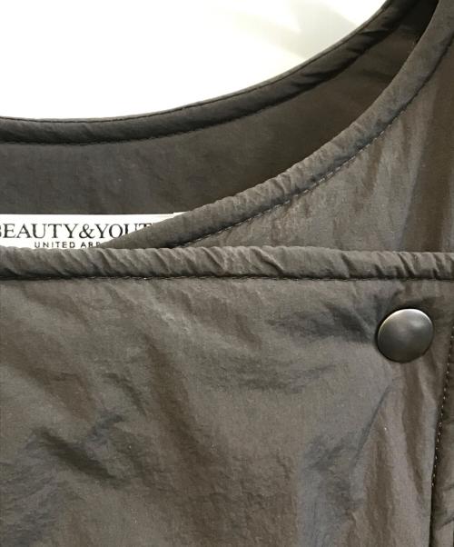 BEAUTY&YOUTH（ビューティーアンドユース）BEAUTY&YOUTH (ビューティーアンドユース) ナイロン パデッドジャケット　1625-105-4990 ブラック サイズ:Mの古着・服飾アイテム
