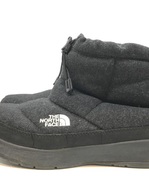 THE NORTH FACE（ザ ノース フェイス）THE NORTH FACE (ザ ノース フェイス) Nuptse Bootie Wool Ⅴ Short　NFW51979 チャコールグレー サイズ:25の古着・服飾アイテム