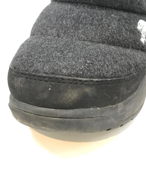 THE NORTH FACE（ザ ノース フェイス）THE NORTH FACE (ザ ノース フェイス) Nuptse Bootie Wool Ⅴ Short　NFW51979 チャコールグレー サイズ:25の古着・服飾アイテム