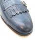 中古・古着 Santoni (サントーニ) キルト付きダブルモンクストラップスリッポン ネイビー サイズ:8　1/2：10000円