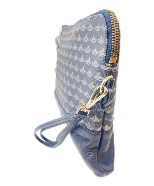 FAURE LE PAGE（フォーレルパージュ）FAURE LE PAGE (フォーレルパージュ) クラッチバッグ ネイビーの古着・服飾アイテム