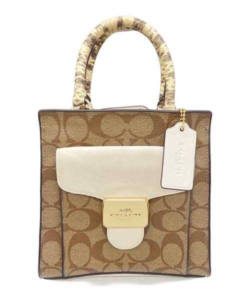 COACH（コーチ）COACH (コーチ) 2WAYショルダーバッグ　C7227 ベージュの古着・服飾アイテム