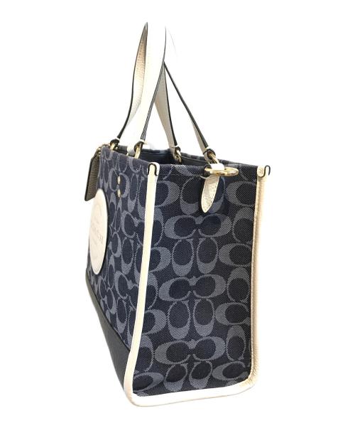 COACH（コーチ）COACH (コーチ) 2WAYショルダーバッグ　C2826 ブルーの古着・服飾アイテム