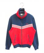 adidasアディダス）の古着「トラックジャケット」｜ネイビー×レッド