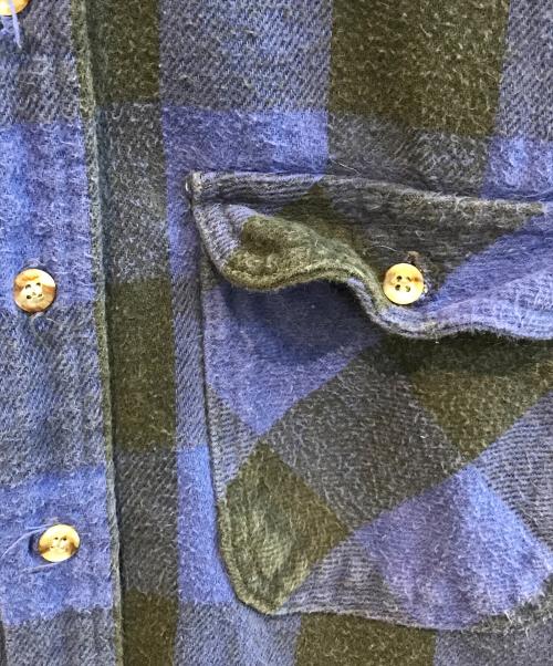 redhead（レッドヘッド）REDHEAD (レッドヘッド) チェックネルシャツ ブルー サイズ:Mの古着・服飾アイテム