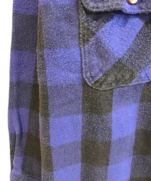 redhead（レッドヘッド）REDHEAD (レッドヘッド) チェックネルシャツ ブルー サイズ:Mの古着・服飾アイテム