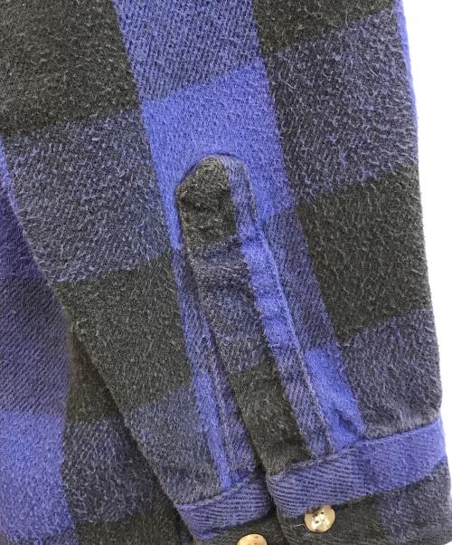 redhead（レッドヘッド）REDHEAD (レッドヘッド) チェックネルシャツ ブルー サイズ:Mの古着・服飾アイテム