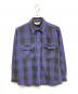 REDHEAD（レッドヘッド）の古着「チェックネルシャツ」｜ブルー