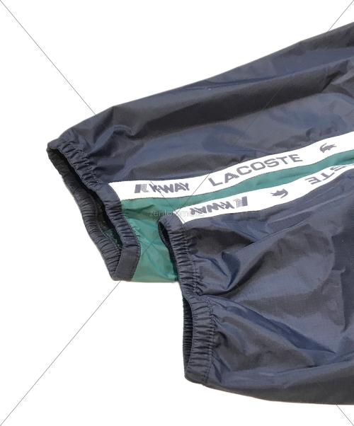 K-WAY（ケイウェイ）K-WAY (ケイウェイ) LACOSTE (ラコステ) アノラックナイロンジャケット ネイビー サイズ:Lの古着・服飾アイテム