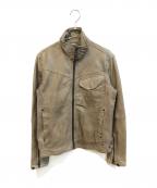 G-STAR RAWジースターロゥ）の古着「レザージャケット」｜ブラウン