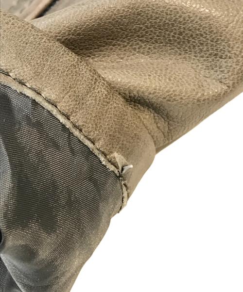 G-STAR RAW（ジースターロゥ）G-STAR RAW (ジースターロゥ) レザージャケット ブラウン サイズ:Mの古着・服飾アイテム